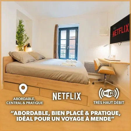 Appartement Le Cocon - Netflix/wifi Fibre - Sejour Lozere Mende